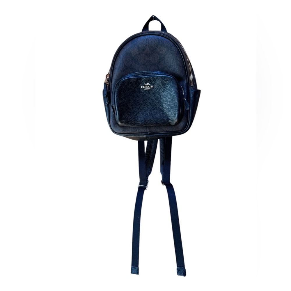 Coach C8604 Mini Court Backpack in Signature Canvas